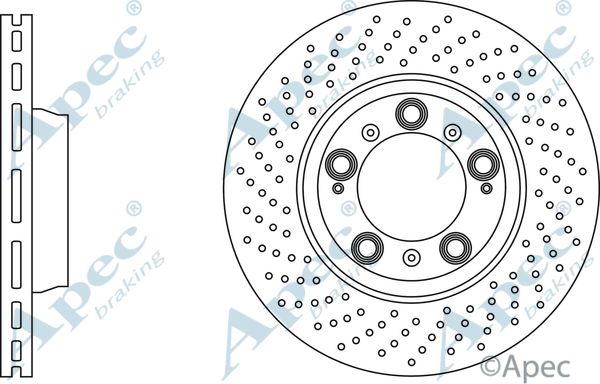 APEC BRAKING Тормозной диск DSK3110